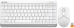 Комплект (клавіатура+мишка) A4Tech FG1112 USB White
