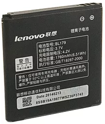 Акумулятор Lenovo A288t IdeaPhone / BL179 (1760 mAh) 12 міс. гарантії