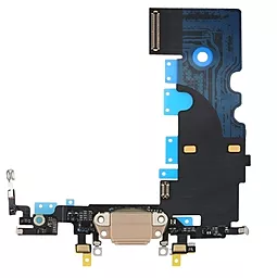 Нижній шлейф Apple iPhone 8 / iPhone SE 2020 / iPhone SE 2022, з роз'ємом зарядки, з мікрофоном Original Gold