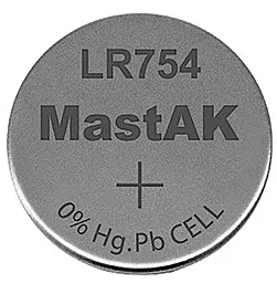 Батарейки MastAK SR754W (393) (309) 1шт 1.55 V