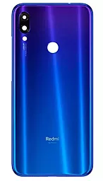 Задня кришка корпусу Xiaomi Redmi Note 7 зі склом камери Blue