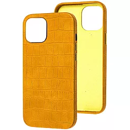 Чохол Epik Croco Leather для Apple iPhone 13 mini (5.4")  Yellow