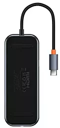 Мультипортовый USB Type-C хаб Baseus AcmeJoy 8-Port Hub dark grey (WKJZ010613) - миниатюра 3
