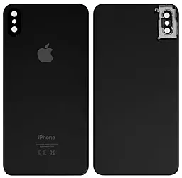 Задняя крышка корпуса Apple iPhone XS Max со стеклом камеры Space Gray - миниатюра 2