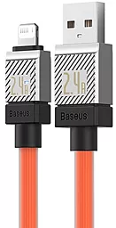 Кабель USB Baseus CoolPlay Series 12w 2.4a lightning cable orange (CAKW000407) - миниатюра 4