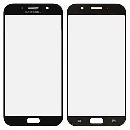 Корпусное стекло дисплея Samsung Galaxy A7 A720F 2017 (original) Black