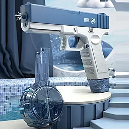 Водный пистолет Glock Electric Water Storage Gun Pistol Shooting Toy - миниатюра 8