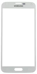 Корпусное стекло дисплея Samsung Galaxy S5 G900F, G900M, G900T, G900K, G900S, G900I, G900A, G900W8, G900L, G900H (original) White