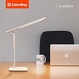 Настольная LED лампа ColorWay Portable Magnet (CW-DL03PMB-W) - миниатюра 9