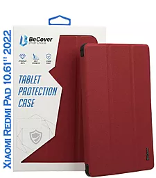 Чохол для планшету BeCover Smart Case для Xiaomi Redmi Pad 10.61" 2022 Red Wine (708729)