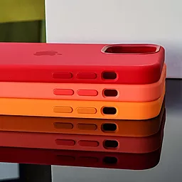 Чохол Apple Silicone Case Full with MagSafe and SplashScreen для Apple для iPhone 12  / iPhone 12 Pro Red - мініатюра 4