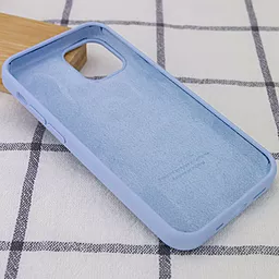 Чехол Silicone Case Full для Apple iPhone 15 Lilac Blue - миниатюра 3