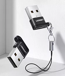 Адаптер-перехідник Ugreen US280 M-F USB 2.0 -> USB Type-C Black - мініатюра 4