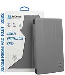 Чохол для планшету BeCover Smart Case для Xiaomi Redmi Pad 10.61" 2022 Grey (708725)