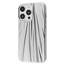 Чехол Wave Gradient Patterns Case для Apple iPhone 14 Pro Silver Matte