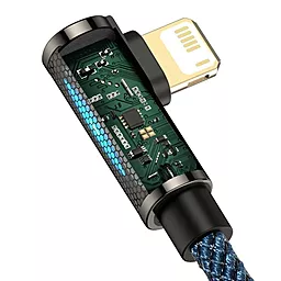USB Кабель Baseus Legend Series Elbow Fast Charging 2.4A 2M Lightning Cable Blue (CACS000103) - мініатюра 4