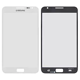 Корпусное стекло дисплея Samsung Galaxy Note I9220, N7000 White