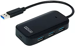 Мультипортовий USB-A хаб ST-Lab U-1470 USB 3.0 Black