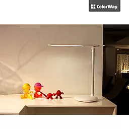 Настольная LED лампа ColorWay CW-DL02B-W - миниатюра 11