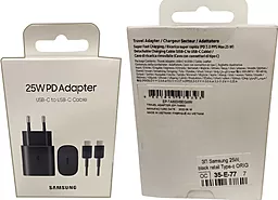 Сетевое зарядное устройство Samsung 25W 1xUSB-C + USB-C-C Cable black (EP-TA800XBEGWW) - миниатюра 5