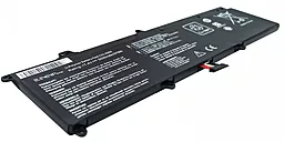 Аккумулятор для ноутбука Asus C21-X202 VivoBook X202E / 7.4V 5000mAh / X202-2S1P-5000 Elements PRO  Black