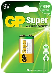 Батарейка GP 6LF22 / 6LR61 (крона) Super Alcaline (1604A-U1) 1шт