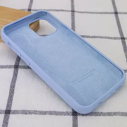 Чехол Silicone Case Full для Apple iPhone 15 Pro Lilac Blue - миниатюра 3