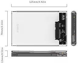 Карман для HDD Orico 2139U3-CR-BP - миниатюра 2