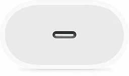 Сетевое зарядное устройство с быстрой зарядкой Apple 20W USB-C Power Adapter HQ Copy white - миниатюра 2