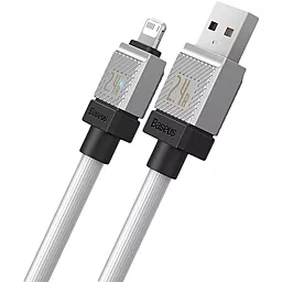 Кабель USB Baseus CoolPlay Series 12w 2.4a lightning cable white (CAKW000402) - миниатюра 2