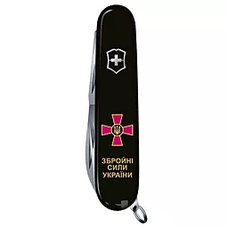 Мультитул Victorinox Huntsman Ukraine (1.3713.3_W1011u) Black Эмблема ВСУ + Надпись ВСУ - миниатюра 2