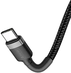 USB Кабель Baseus Cafule Flash Charging 20V 5A 2M USB Type-C - Type-C Cable Gray/Black (CATKLF-ALG1) - мініатюра 4