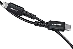 Кабель USB PD AceFast C4-01 30W 3A 1.8M USB Type-C - Lightning Cable Black - миниатюра 4