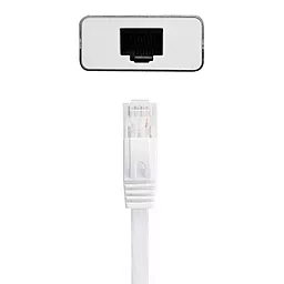 Мультипортовый USB Type-C хаб Macally USB-C -> USB 3.0/USB-C/Gigabit Ethernet/HDMI Silver (UCDOCK) - миниатюра 3