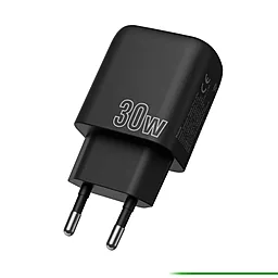 Мережевий зарядний пристрій Proove Silicone Power Plus 30w PD/QC USB-C/USB-А ports black (WCSP3011001) - мініатюра 5