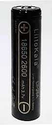 Акумулятор LiitoKala 18650 2600mah (Lii-26A) 1шт 3.7 V - мініатюра 3