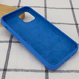 Чехол Silicone Case Full для Apple iPhone 13 Royal Blue - миниатюра 3