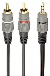 Аудио кабель Cablexpert Aux mini Jack 3.5 mm - 2хRCA M/M Cable 1.5 м silver (CCA-352-1.5M)