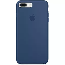 Чохол Apple Silicone Case PB для Apple iPhone 7 Plus, iPhone 8 Plus Blue Cobalt
