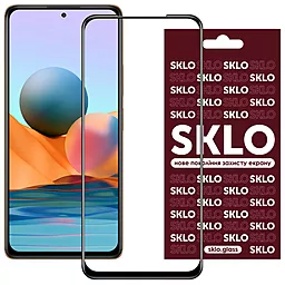 Захисне скло SKLO 3D Full Glue Xiaomi Redmi Note 10, Note 10s, Poco M5s Black
