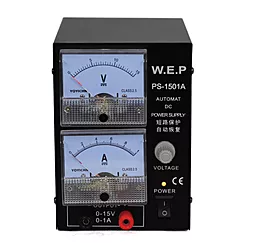 Лабораторний блок живлення WEP PS-1501A 15V 1 А