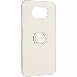 Чехол Gelius Ring Holder для Xiaomi Poco X3 Pro Ivory White - миниатюра 2