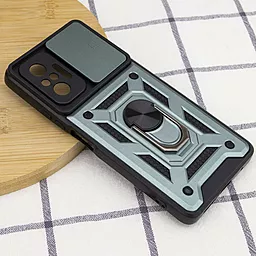 Чехол Epik Camshield Serge Ring для Xiaomi Redmi Note 10 Pro / 10 Pro Max Green - миниатюра 4