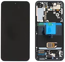 Дисплей Samsung Galaxy S22 S901 з тачскріном і рамкою, сервісний оригінал, Graphite