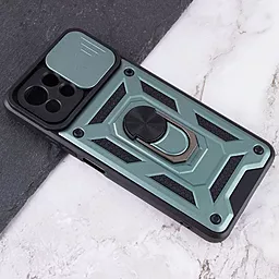 Ударопрочный чехол Camshield Serge Ring for Magnet для Xiaomi Mi 11 Lite Зеленый  - миниатюра 4