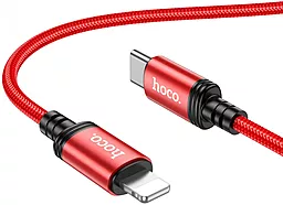 Кабель USB PD Hoco X89 Wind 20W USB Type-C - Lightning Cable Red