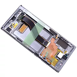 Дисплей Samsung Galaxy Note 10 Plus N975 с тачскрином и рамкой, сервисный оригинал, Silver - миниатюра 3