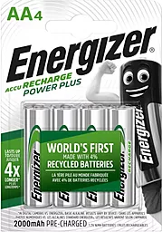 Аккумулятор Energizer Recharge Power Plus AA/HR6 LSD Ni-MH 2000mAh BL 4шт