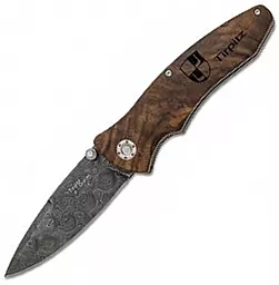 Нож Boker Tirpitz Damas Wood (110192DAM) Brown