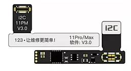 Шлейф программируемый Apple iPhone 11 Pro Max для восстановления данных аккумулятора i2C (Ver. 3.0) Original